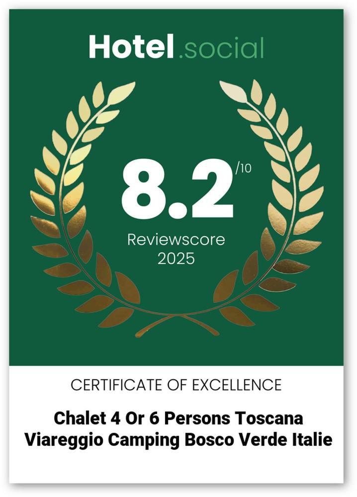 Chalet 4 Or 6 Persons Toscana Viareggio Camping Bosco Verde Italie Torre del Lago Puccini Exterior photo